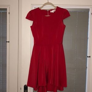 Vibrant red dress